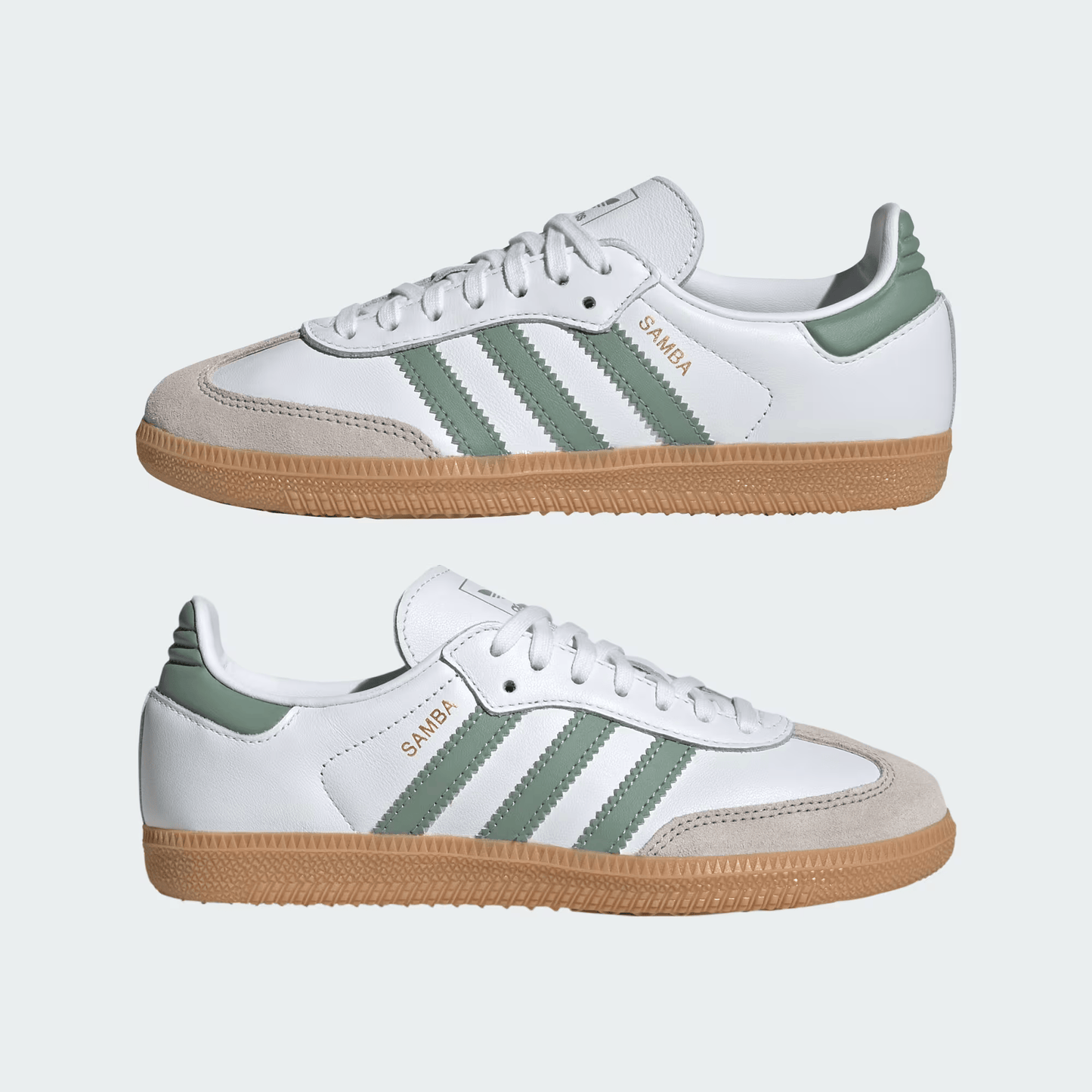 Samba OG – Cloud White / Silver Green